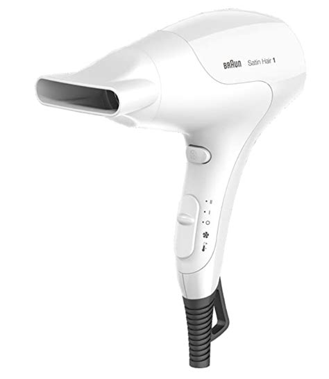 Braun HD 180 Satin Hair Dryer 1800 Watts (White) - RA Home Store