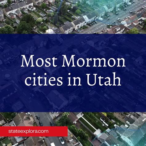 10 Most Mormon cities in Utah | {All you need to know} | 2023 - States ...