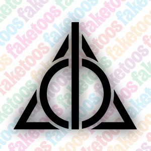 Deathly Hallows Stencil