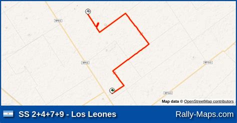 SS 2+4+7+9 - Los Leones stage map | Rally de Wheelwright 2022 [Federal ...