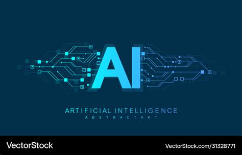 Artificial intelligence logo icon symbol Vector Image