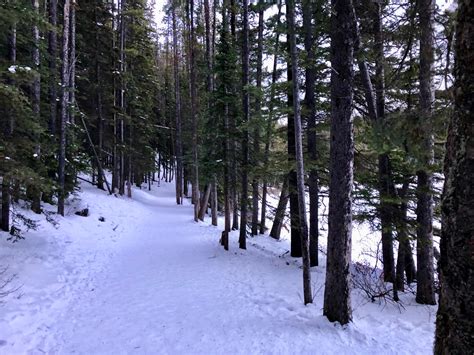 The Lake Minnewanka Hike in Banff, Alberta - Out and Across