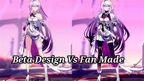 Beta Design vs Fan Made Design (Herrscher of Finality) | Honkai v6.4 ...