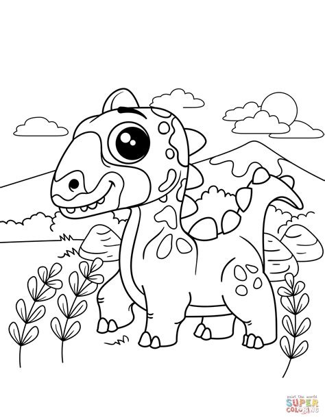 cute dinosaur coloring pages Online Sale, UP TO 66% OFF
