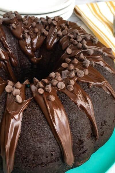 How to Make a Decadent Triple Chocolate Bundt Cake (from a Mix!) - Margin Making Mom®