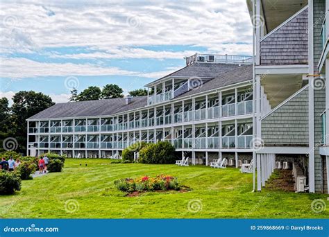 Rooms in Bar Harbor Inn editorial stock image. Image of travel - 259868669