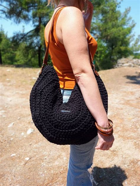 Crochet Bag PATTERN Slouchy Hobo Bag Pattern Tote Bag | Etsy