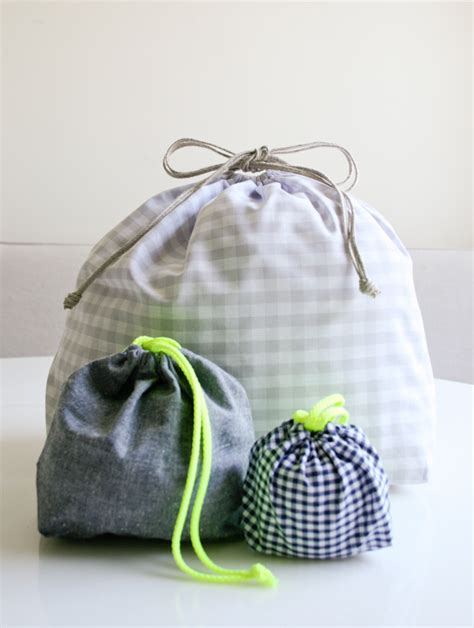 Free Sewing Pattern: Easy Drawstring Bag | I Sew Free