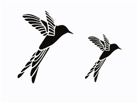 flock of birds stencil - Google Search | Bird stencil, Stencil painting ...