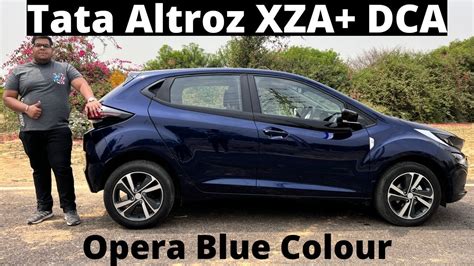 Tata Altroz DCA walkaround review | New opera blue colour | Better than competition? | 5🌟 Safety ...