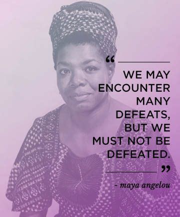 a woman with a quote on her face that says, we may encounter many defects, but we must not be ...