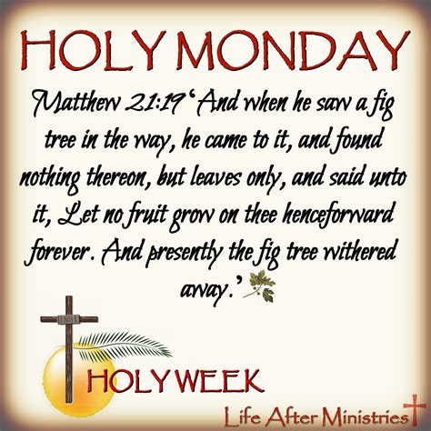 SIGNIFICANT ITEMS OF HOLY WEEK: Monday’s Figs and Thieves | Life After Ministries