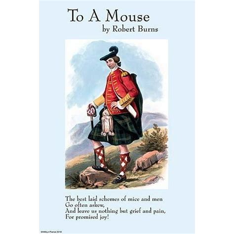 To A Mouse Poster Print by Robert Burns (18 x 24) - Walmart.com ...