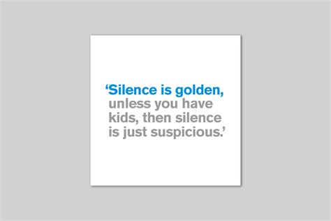 Silence Is Golden Greeting Card | Icon