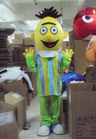 cosplay costumes Ernie Bert Mascot Costume Seseme Street Mascot Costume ...