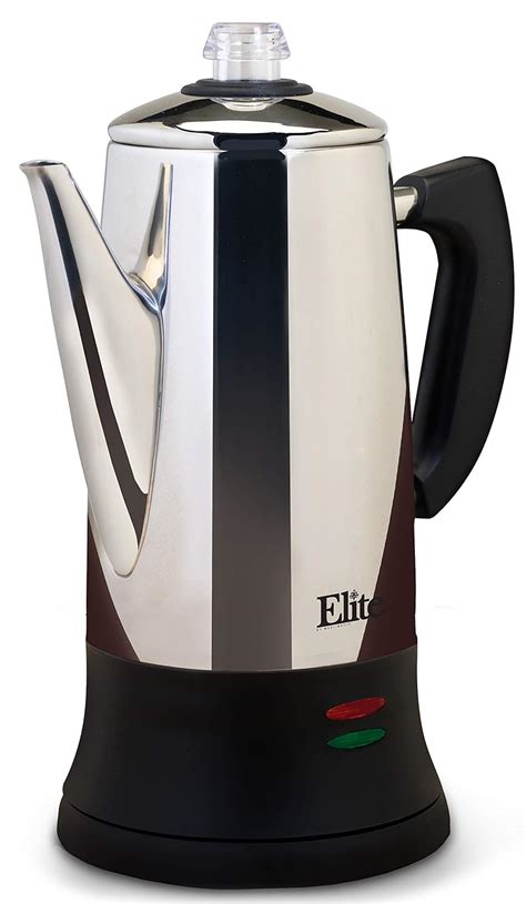 Elite Platinum EC-120 Maxi-Matic 12 Cup Percolator, Stainless Steel Review - The 8 Best Coffee ...
