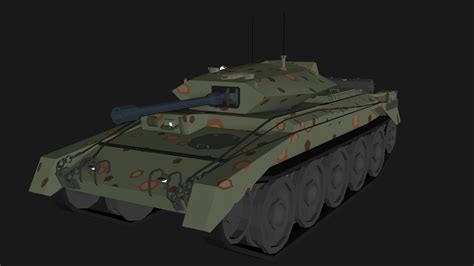 3D Crusader Tank Isometric - TurboSquid 1429401