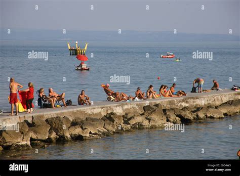 "Italy, Grado, beach; ", "Italien, Grado ,Strand Stock Photo - Alamy