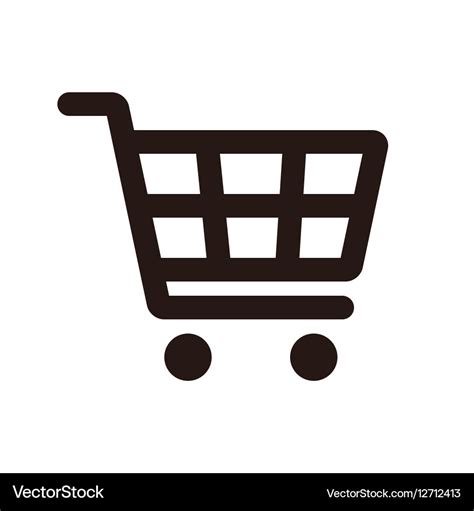 Shopping cart icon Royalty Free Vector Image - VectorStock