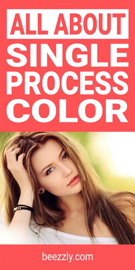 Single Process Color. Hair dyeing like a single process color is a common procedure that has ...