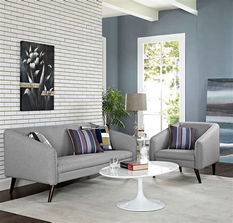 Slide Light Gray 2 Piece Living Room Set from Renegade | Coleman Furniture