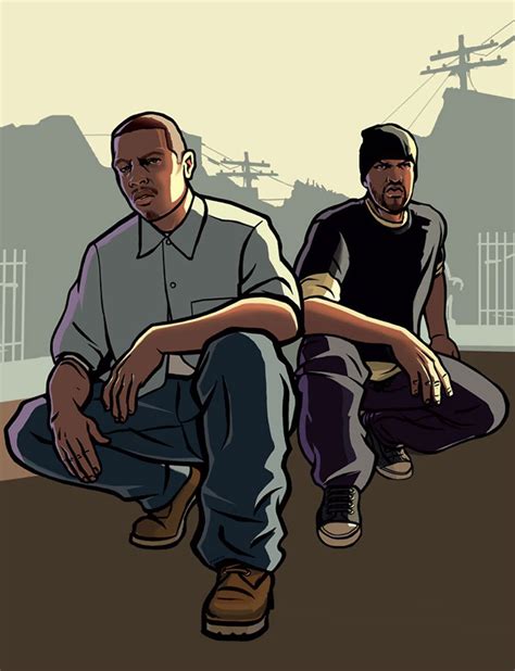 Carl Johnson Art - Grand Theft Auto: San Andreas Art Gallery | Grand theft auto artwork, San ...