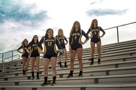 high school seniors | volleyball | outdoor photography | bleachers ...