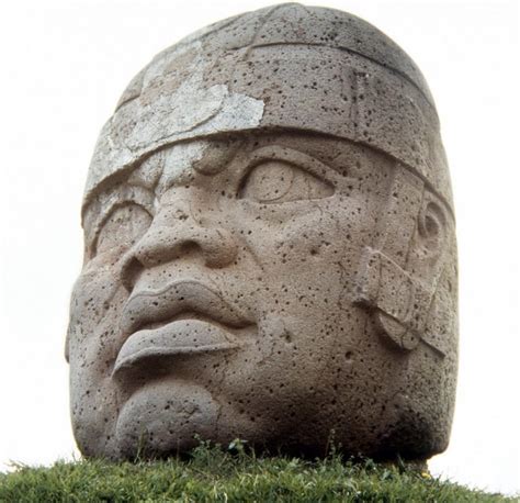 Amazon.com: Mexico Olmec Head Ncolossal Head Number 1 From San Lorenzo Tenochtitlan In Veracruz ...