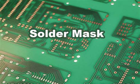 Solder mask on the PCB surface