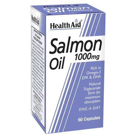 Salmon Oil 1000mg Capsules – HealthAid®