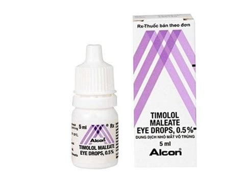 Timolol Maleate eye drops 0.5%, 6.8mg | Eye health food, Eye drops, Eye health