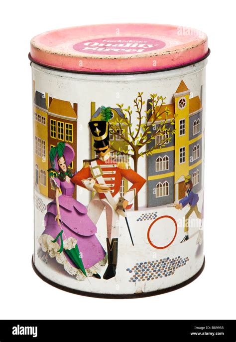 Old quality street sweet tin Cut Out Stock Images & Pictures - Alamy