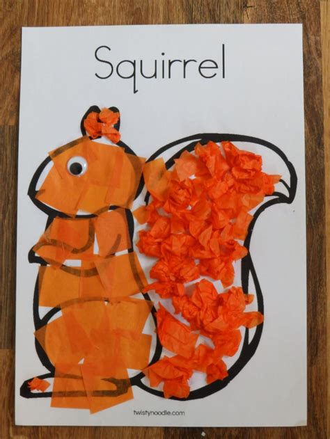 Two Squirrel Crafts | Toddler crafts, Preschool crafts, Preschool ...