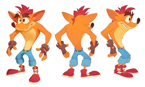 Crash Bandicoot Character Design - Design Talk