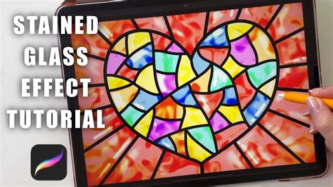 How to create a Stained Glass effect in Procreate | Easy step by step ...