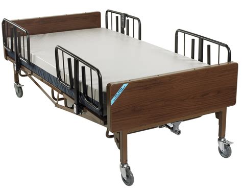 Drive Full Electric Bariatric Hospital Bed w/ Mattress and T Rails Package