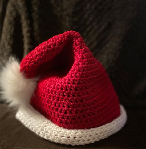 crochet santa hat best - DIY From Home Crochet