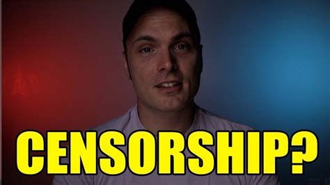 Censorship strikes again! - YouTube