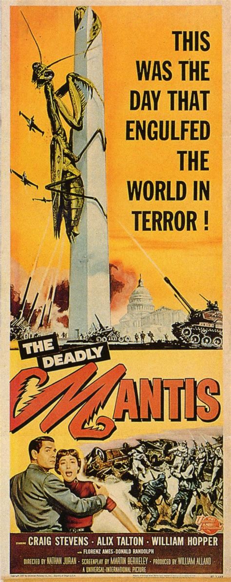 The Deadly Mantis Movie Posters From Movie Poster Shop