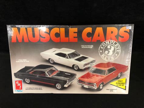 AMT/ERTL 1:25 SCALE MUSCLE CARS UNASSMBLED MODEL KITS