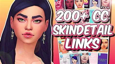 The Sims 4 | MAXIS MATCH SKIN DETAILS | Custom Content Showcase + Links - YouTube