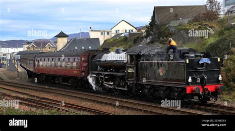 Jacobite Steam Train Stock Photo - Alamy