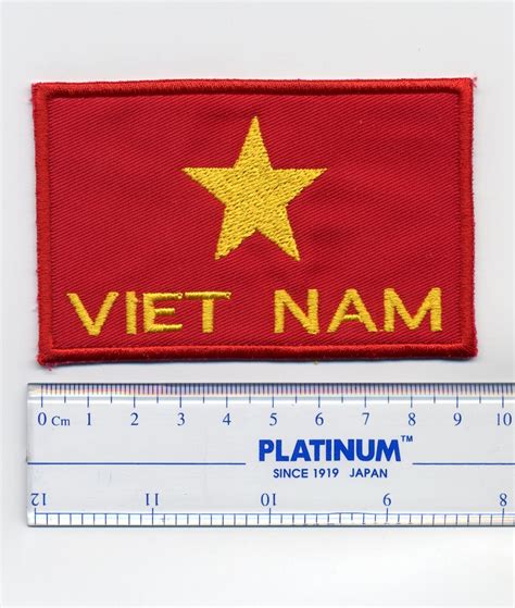 Vietnam Flag Patch Badge | Etsy