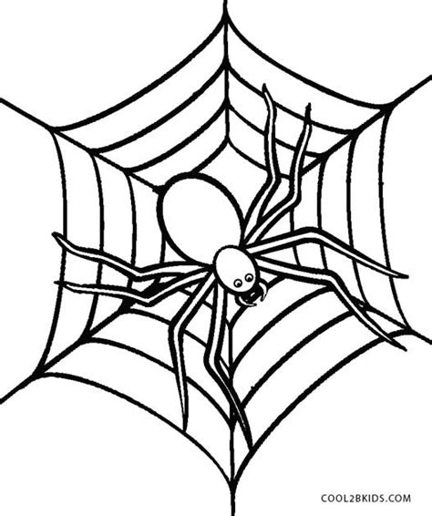 Spider Coloring Page Printable