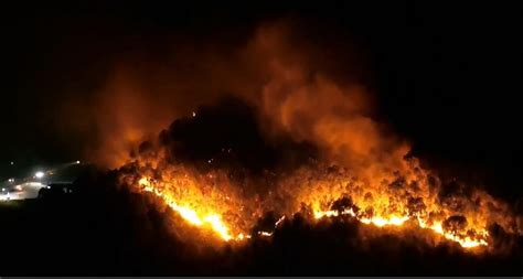 Forest in north-central Vietnam still burning, three days after ...