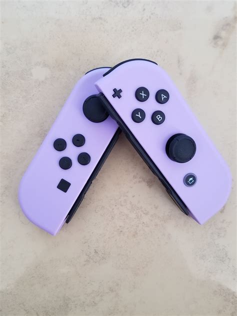 Soft Touch Purple Custom Joy-cons for the Nintendo Switch - Etsy