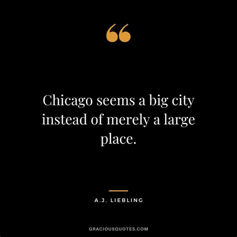 Top 73 Most Famous Quotes About Chicago (WELCOME)