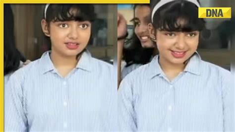 Aaradhya Bachchan looks 'cute' wearing makeup in school in viral video ...