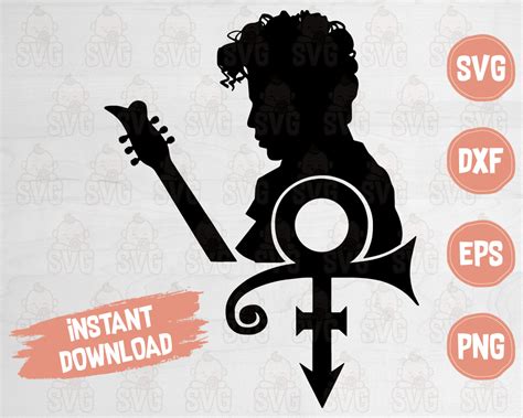 Prince Svg, Prince Logo Silhouette, Prince Cut File for Cricut - Svg Baby