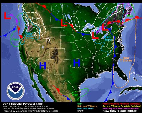 Current High Pressure Area Maps